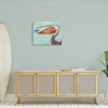 Stupell Industries Pelican with Purple Fish Canvas Art - 3 of 4