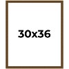 PosterPalooza | Flat Gold Picture Frame - UV Acrylic, Foam Board Backing, Hanging Hardware - 2 of 4