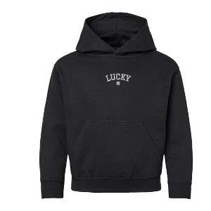 The Juniper Shop Embroidered Lucky Clover Youth Graphic Hoodie - 1 of 3