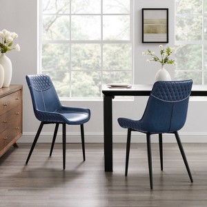 2pc Edler Dining Chairs - Linon - 1 of 4