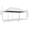 Costway 10'x20' Pop up Canopy Tent Folding Heavy Duty Sun Shelter Adjustable W/Bag - image 2 of 4
