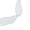 Unique Bargains Ribbon Plain Fishtail Organza Simple Style Polyester 354.33"x1.57" 1Pcs - 3 of 3