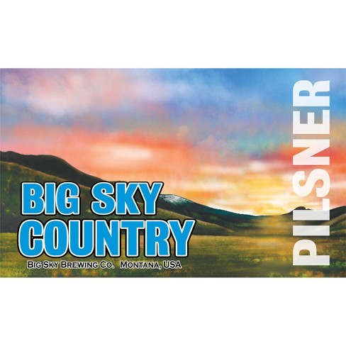 Big Sky Brewing Country Pilsner - 6pk/12 Fl Oz Cans : Target