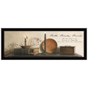 "Faith, Family, Friends" By Billy Jacobs, Ready to Hang Framed Print, Black Frame - 1 of 4