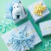 'Oh Baby' Gift Wrapping Paper Blue - Spritz™: Baby Shower Typography Wrap, 30" Width - 2 of 4