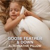 FAPO Goose Feather and Down Pillows Queen Size Set of 2 Luxury Hotel Bed Pillows with Cotton Cover - 4 of 4