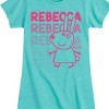 Girls' - Peppa Pig - Rebecca Rabbit Stacked Fitted Short Sleeve Graphic T-Shirt - 2 of 4