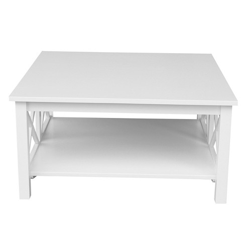 International concepts deals square coffee table