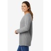 Woman Within Women's Plus Size Perfect Long-Sleeve V-Neck Tee - 4 of 4