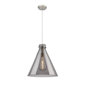 Newton Cone - 1 Light Pendant In Industrial Style-20.13 Inches Tall and 18 Inches Wide - 1 of 1