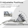 70.08'' Outdoor Chaise Lounge Set of 2 Patio Recliner Chairs with Adjustable Backrest and Removable Pillow - 4 of 4