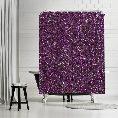 Americanflat Purple Shiny by Wonderful Dream 71" x 74" Shower Curtain