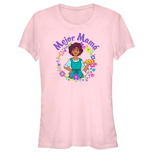 Juniors Womens Encanto Julieta Mejor Mama Circle T-Shirt - 1 of 4