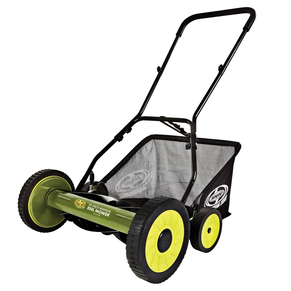 UPC 185842000231 product image for Sun Joe Manual Reel Mower with Grass Catcher - Black (20