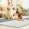 Modern Geometric Rug Soft Washable Non-Slip Low Pile Carpet Indoor for Living Room Dining Room Bedroom - 4 of 4