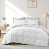 Peace Nest Light&All-Season Warmth White Goose Feather Down Comforter Duvet Dark Gray - image 3 of 4