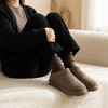 CUSHIONAIRE Hilo-3 Cozy Suede Womens Slippers, Soft Faux Fur Lined Slip On House Shoes for Women with Cushioned Memory Foam - 4 of 4