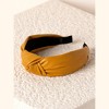 Shiraleah Knotted Faux Leather Headband - 2 of 3
