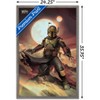 Trends International Star Wars: The Book of Boba Fett - Boba on Tatooine Framed Wall Poster Prints - 3 of 4