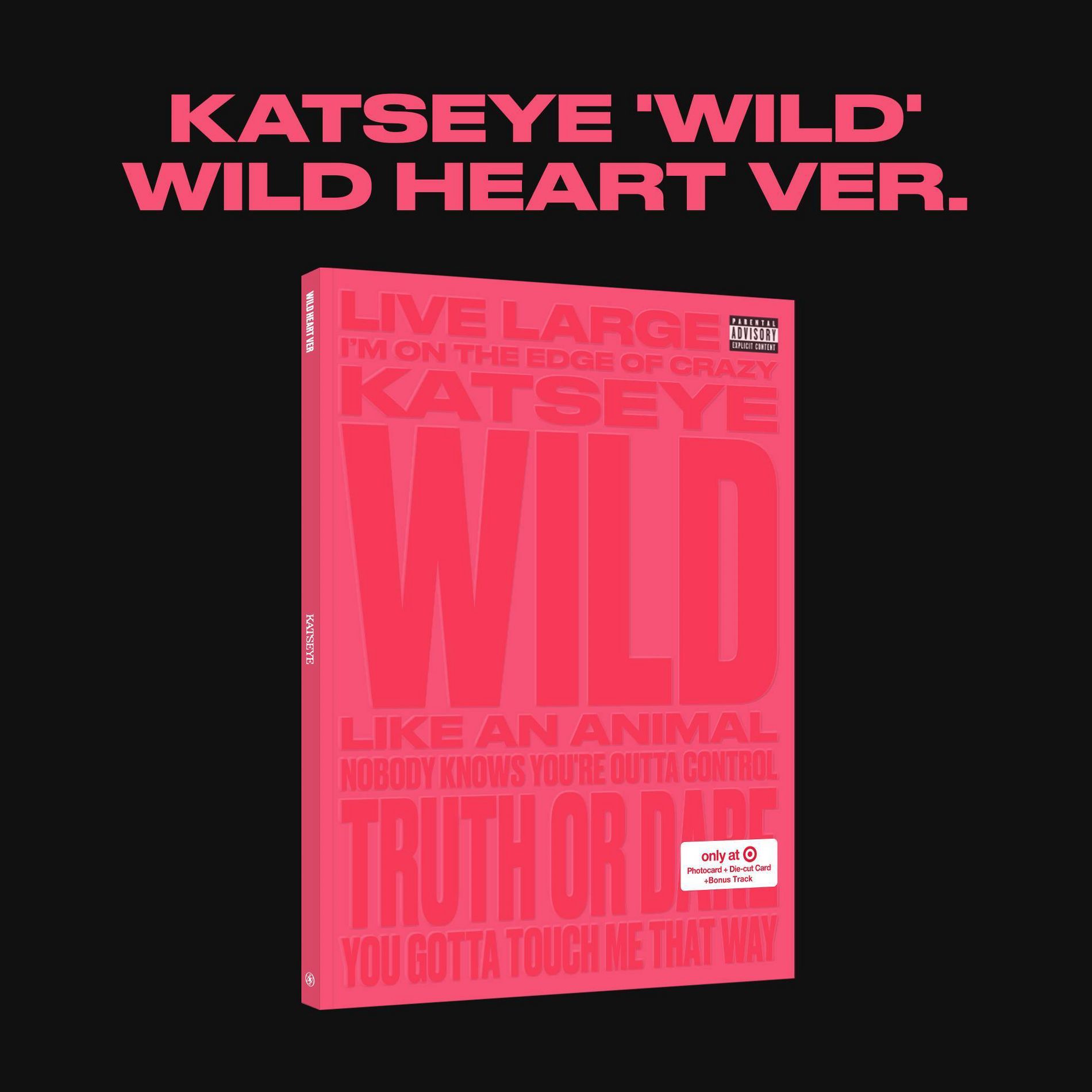 KATSEYE - WILD (Wild Heart Ver.) (Target Exclusive, CD)