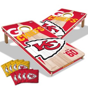 NFL Kansas City Chiefs 2'x4' Wood Toss Game Set - 1 of 4