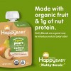 Happy Baby Nutty Blends Organic Pears & Cashew Butter Baby Food Pouch - 3oz - 3 of 4