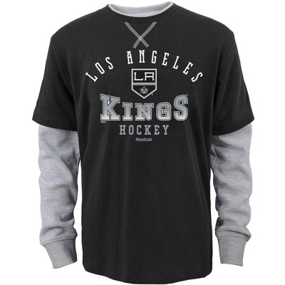Reebok Boys LA Kings Arched Fade Embellished T-Shirt