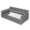 YOOCOZZ  Twin Size Upholstered daybed with 2 Drawers & Slat - 4 of 4