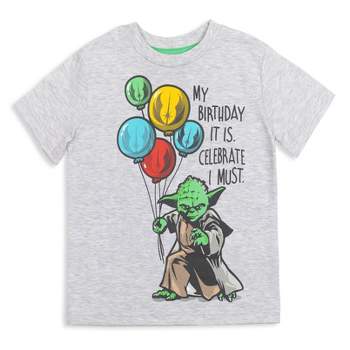 Star Wars Darth Vader Yoda Birthday T-Shirt Toddler to Big Kid
