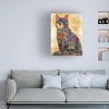 Trademark Fine Art -Oxana Ziaka 'Sun Cat' Canvas Art - 2 of 4