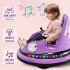 Bumper Car for Kids, 12V Electric Ride-On Car for Toddlers with Remote Control, Led Lights, 360-Degree Spin - 4 of 4