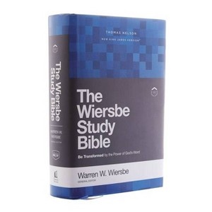 Nkjv, Wiersbe Study Bible, Hardcover, Comfort Print - by  Thomas Nelson - 1 of 1