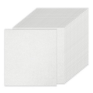 Unique Bargains 250gsm Cardstock DIY Craft Glitter Paper Sheets 20 Pcs - 1 of 4