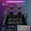 24V 2-Seater Kids Ride-On Truck with Remote Control, 180W Motor, 7Ah Battery, LED Lights, Music, Spring Suspension, USB Port & Shovel - 2 of 4