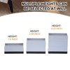 Unique Bargains Heavy Duty Adjustable Bed Accessories and Parts Rectangle Furniture Risers 4 Pcs - 3 of 3