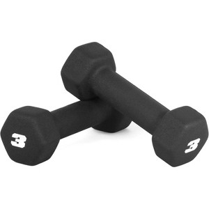 CAP Barbell Neoprene Coated Dumbbell Set, Color Coded Free Weights, Multiple Sizes & Color Options - 1 of 4