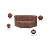 Meridian Furniture,Arc Vegan Leather Modular Sofa - 3 of 4