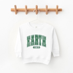 The Juniper Shop Earth Day Varsity Toddler Graphic Sweatshirt - 1 of 2