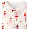 The Children's Place Baby Girls Long Sleeve Ballerina Snug Fit Cotton Footed One Piece Pajamas - 2 of 4