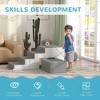 Runesay Light Gray Foam Play Set for Children, 2 Piece Soft Kids Climbing Set for Crawling or Sliding - 4 of 4