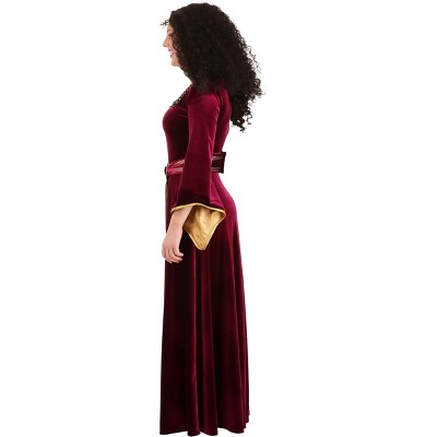 XS Dark Red Velvet Renaissance Style Dress Costume