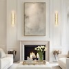 LNC Dahaunda 24.2-in W 1-Lights  Luxury and Glam Rectangle  and Glam Rectangle Wall  Lights, Antique Goldleaf with Clear Arylic Shade - 4 of 4
