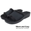 Aerothotic - Aspen Fuzzy Strap Ladies Arch Support Slides - 2 of 4
