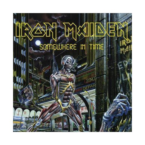 somewhere in time iron maiden album cover