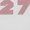 Rerun Island Women's 27 Collegiate Pink Short Sleeve Graphic Cotton Cropped Loose T-shirt - Bright White 2X - 2 of 4