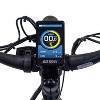 GOTRAX Adult Fat Tire 26" Step Through Electric Hybrid Bike - Silver - 3 of 4
