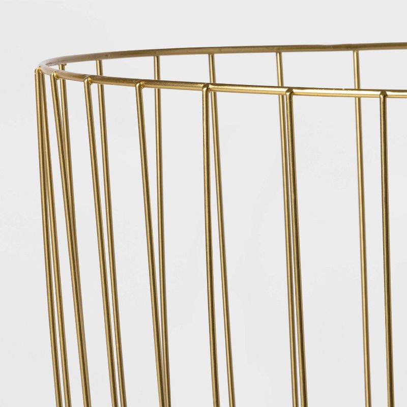 Small Metal Wire Basket Gold - Threshold&#8482;, 4 of 6