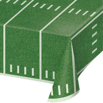 3ct Football Field Reusable Tablecloth