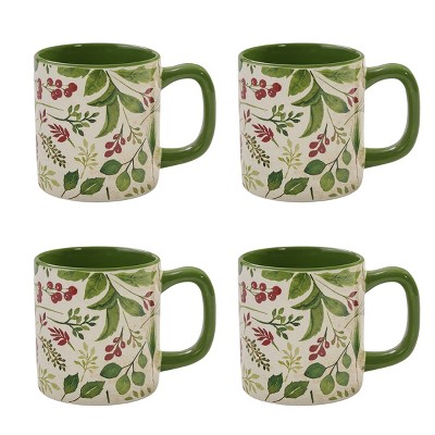 Park Designs Peace And Merry Mug Set of 4