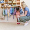 ECR4Kids 10-Section Hanging Coat Locker with Shelf , Classroom Storage - 4 of 4